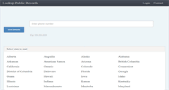 Desktop Screenshot of lookuppublicrecords.com